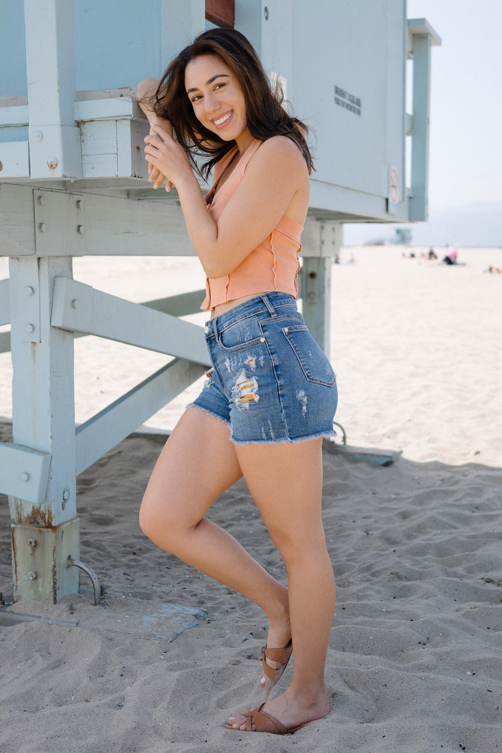 Jenah Printed Pocket Lining Shorts - Image 2