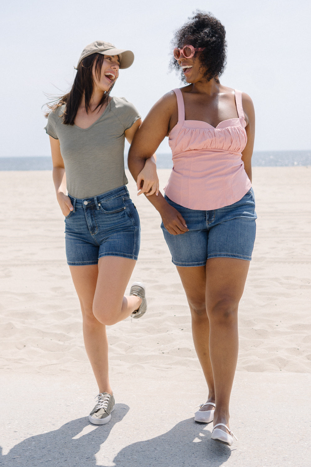 Bella Mid Rise Tummy Control Mid Length Shorts - Image 7