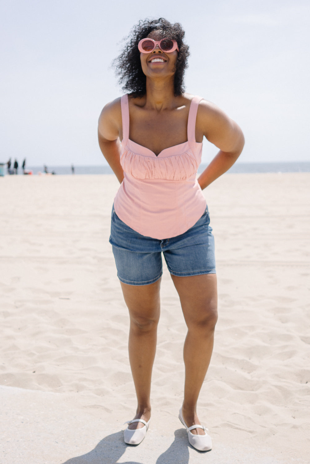 Bella Mid Rise Tummy Control Mid Length Shorts – PLUS