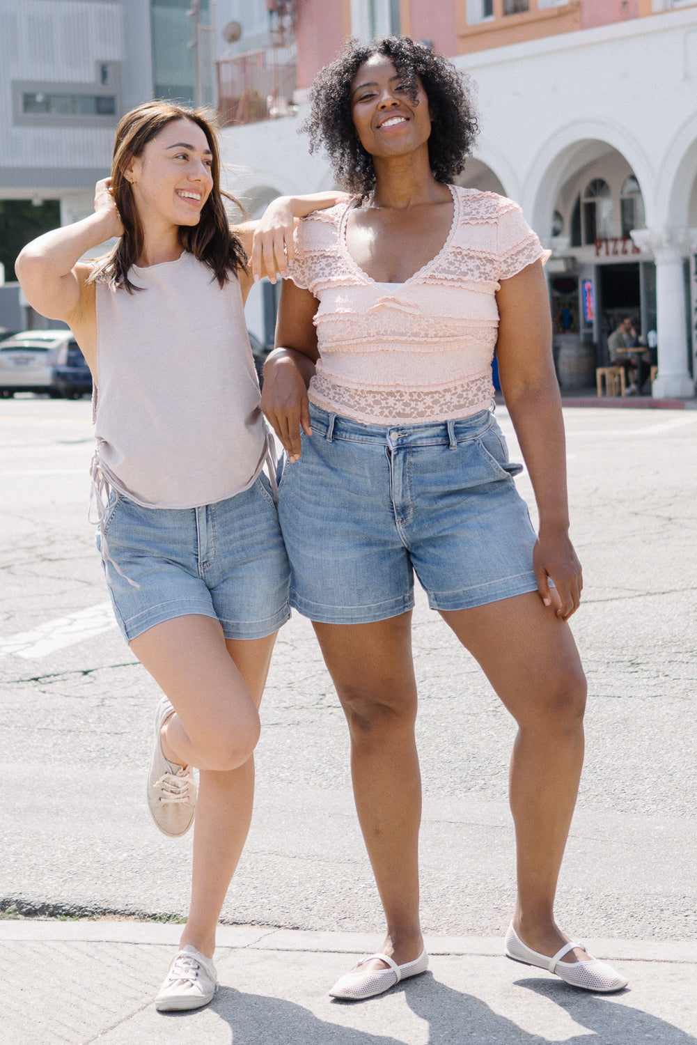 Camila High Rise Tailored Shorts - PLUS - Image 8