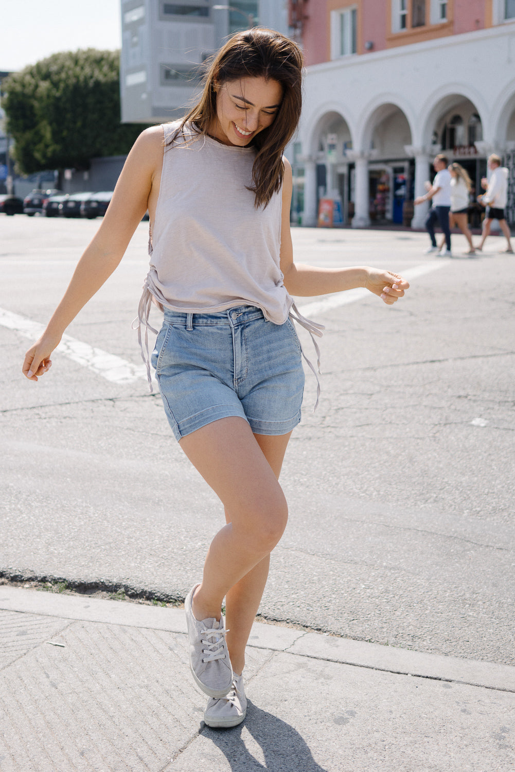 Camila High Rise Tailored Shorts