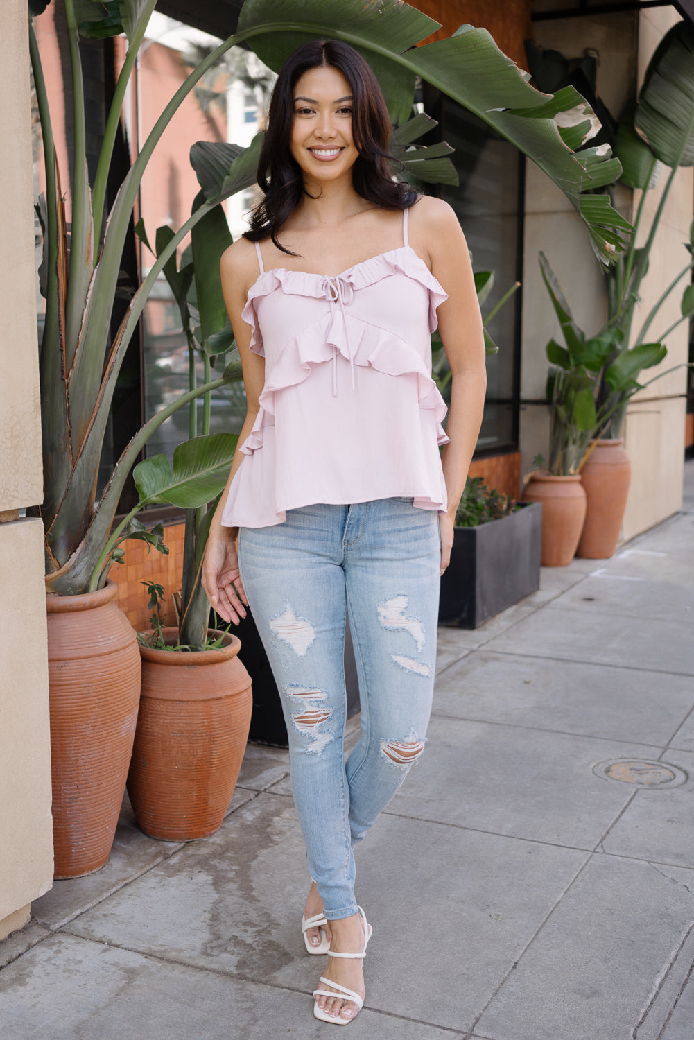 Darla Distressed Skinny Jeans