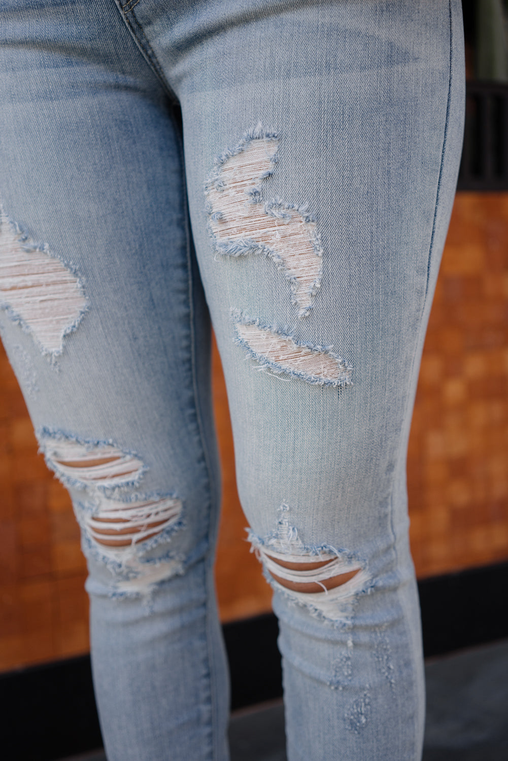 Darla Distressed Skinny Jeans - Image 6