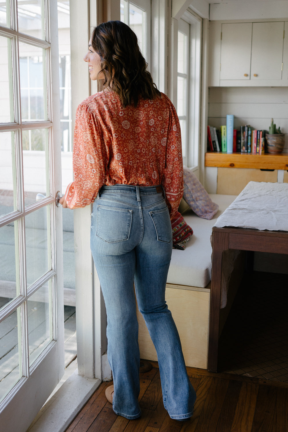 Ashley Mid Rise Bootcut Jeans - Image 5