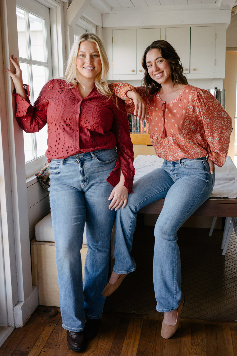 Ashley Mid Rise Bootcut Jeans - Image 6