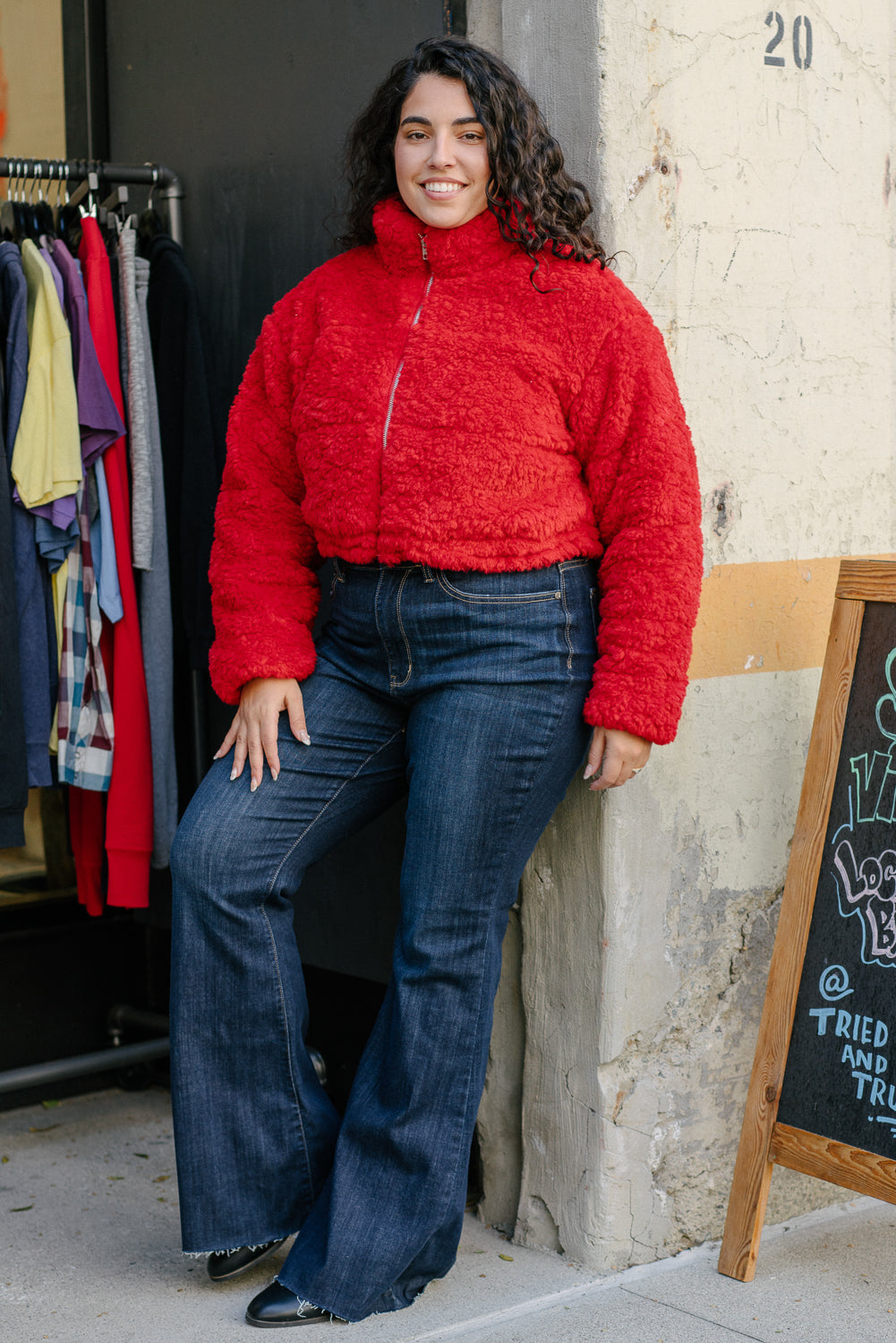 Lily High Rise Raw Hem Flare – PLUS