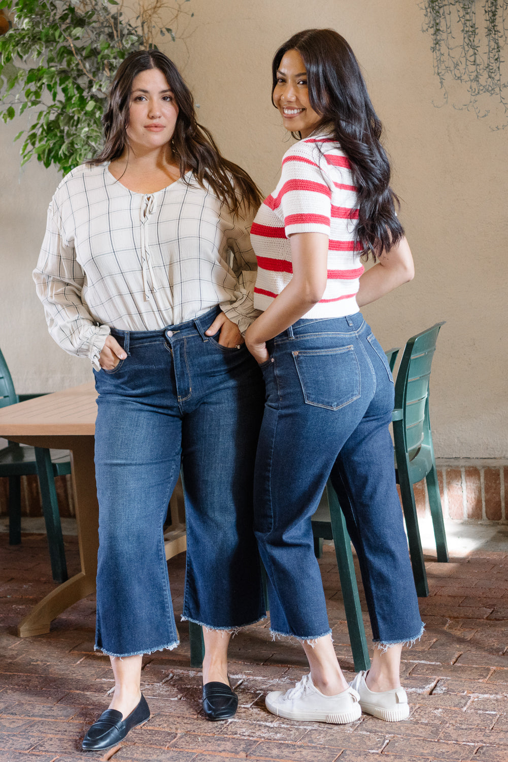 Paisley High Rise Cropped Wide Leg - Image 6