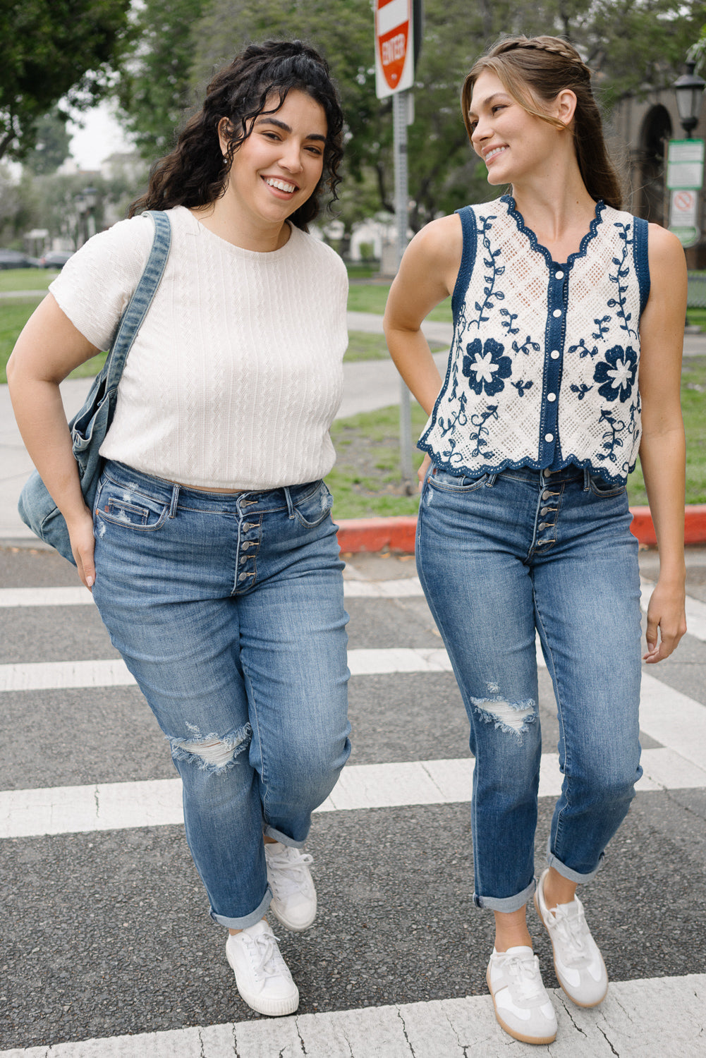 Tiffany Totally Chill Button-Fly Boyfriends - PLUS - Image 8