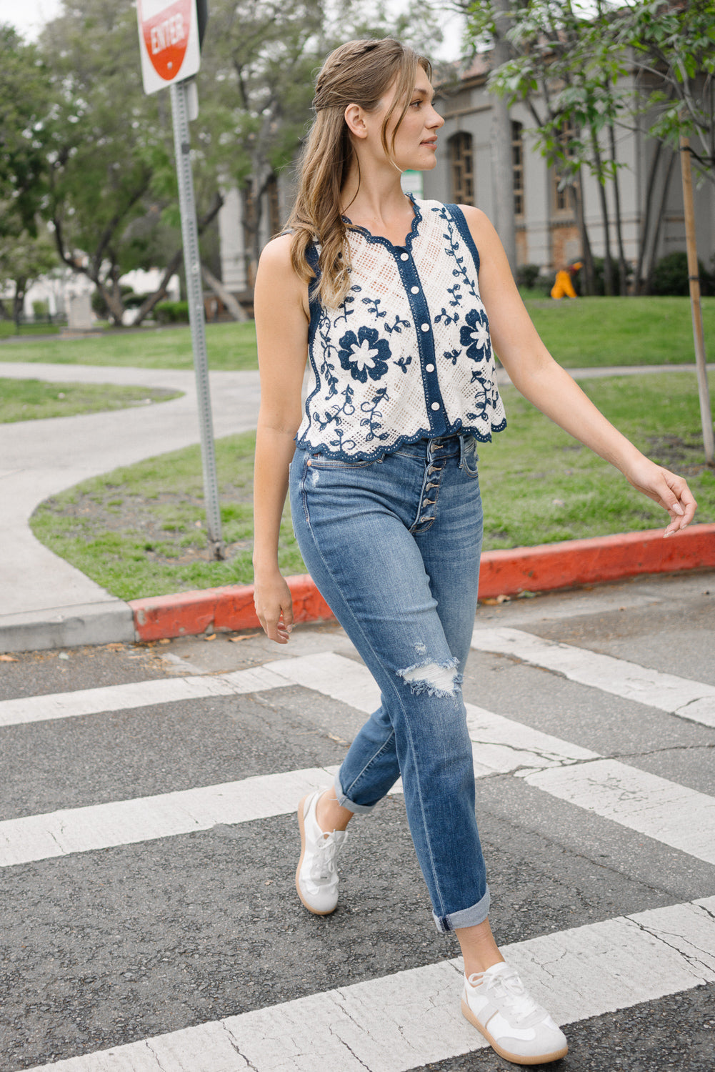 Tiffany Totally Chill Button-Fly Boyfriends - Image 2