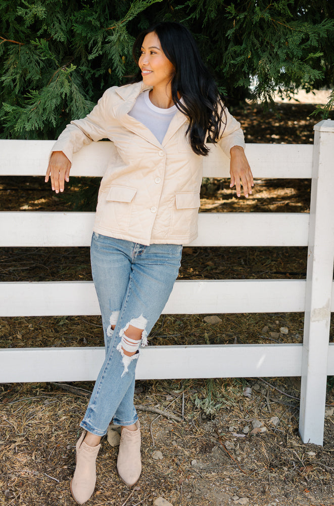 Gale High Rise Ripped Boyfriend Fit Jeans - Image 3