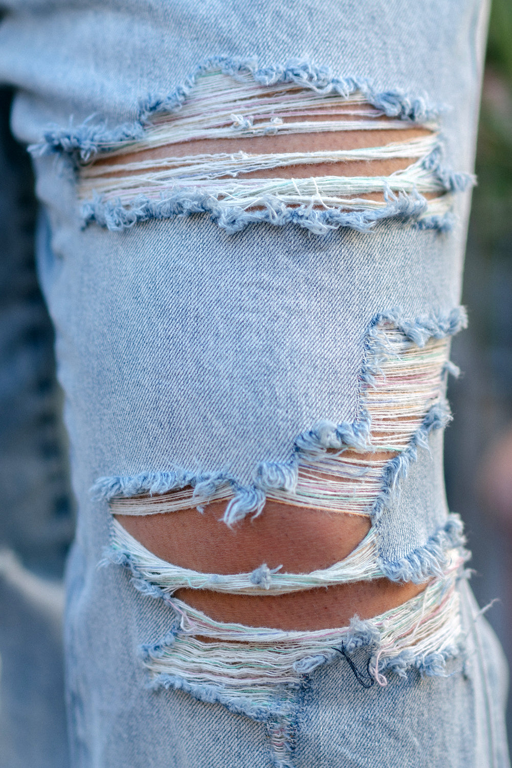 Sara High Rise Rigid Magic 90's Distressed Straight Jeans - PLUS - Image 3