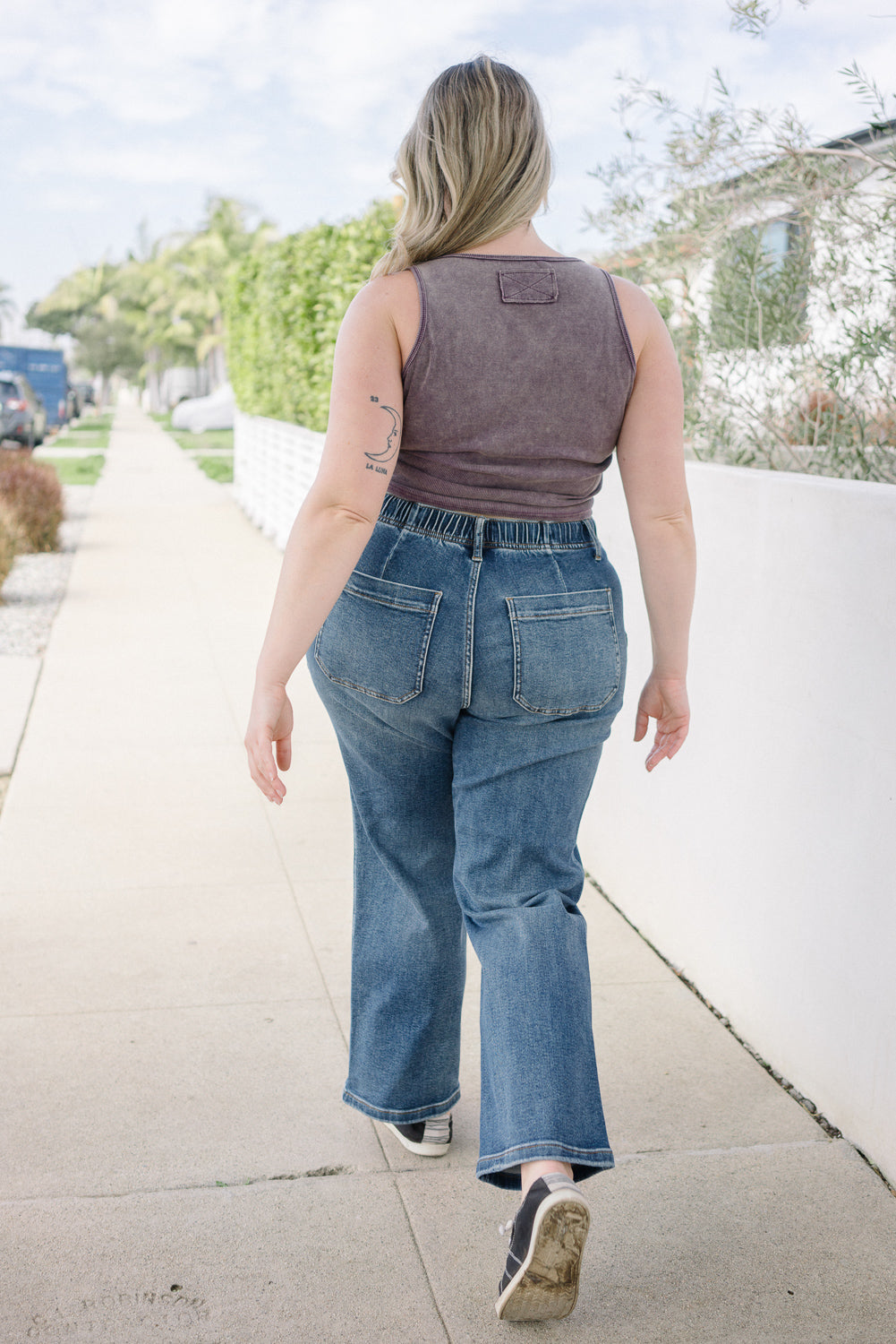 Blair High Rise Drawstring Wide Leg - PLUS - Image 3