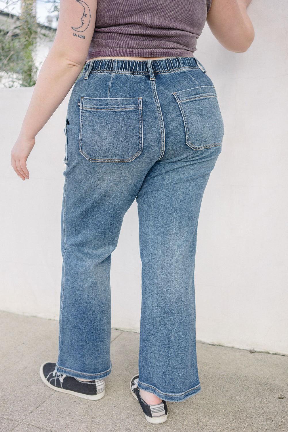 Blair High Rise Drawstring Wide Leg - PLUS - Image 6