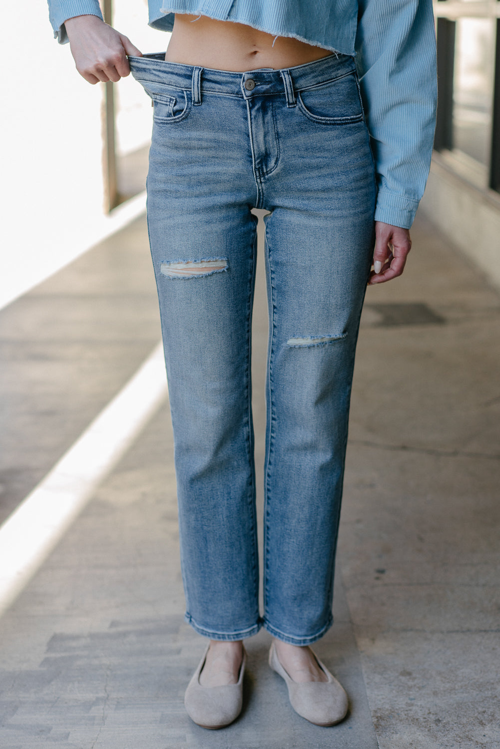 Ophelia Mid Rise Dad Jeans - Image 3