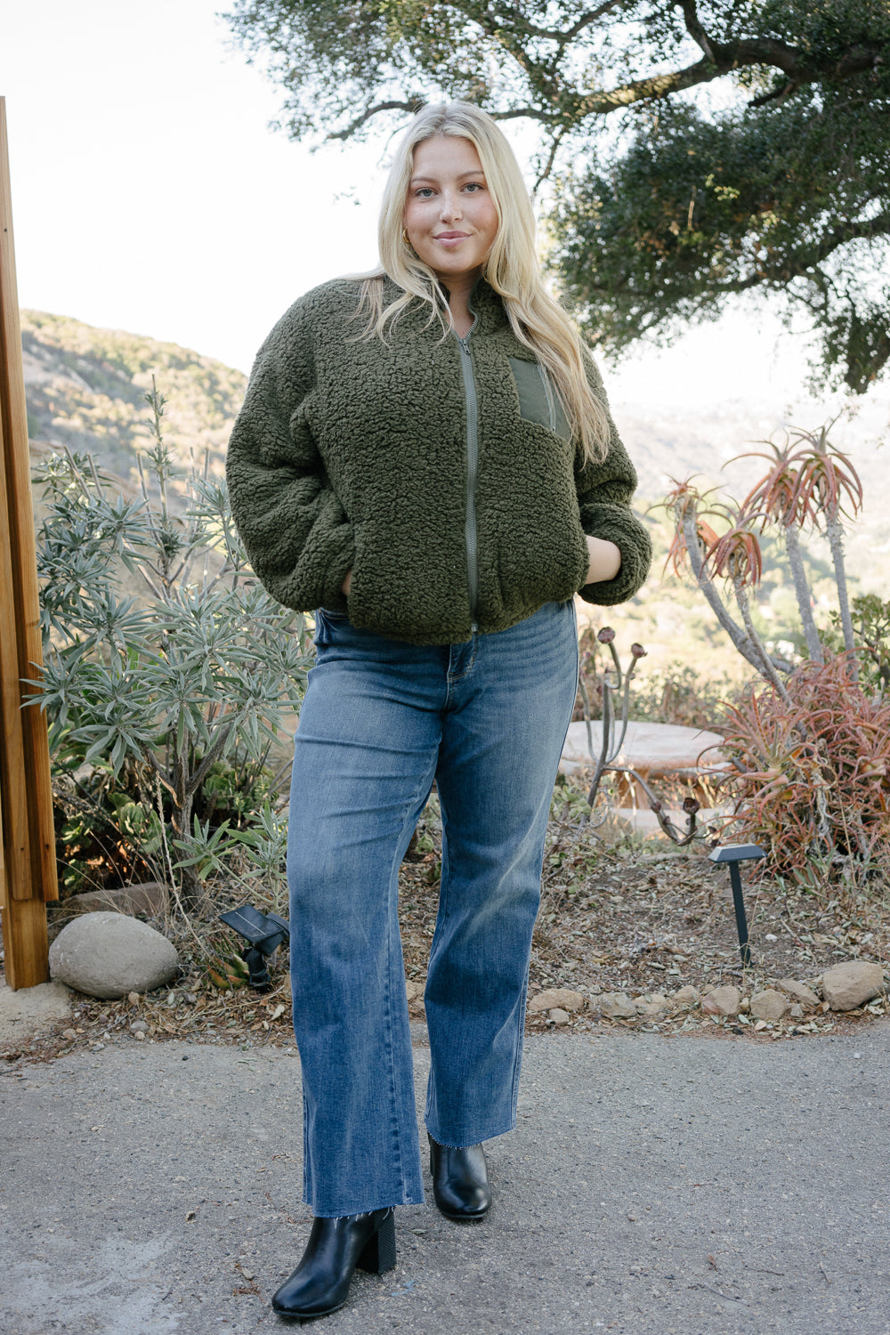 Alyson Mid Rise Tummy Control Vintage Straight Jeans – PLUS