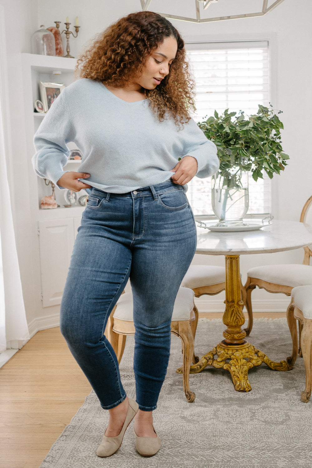 Lillian Thermal Skinny Jeans – PLUS