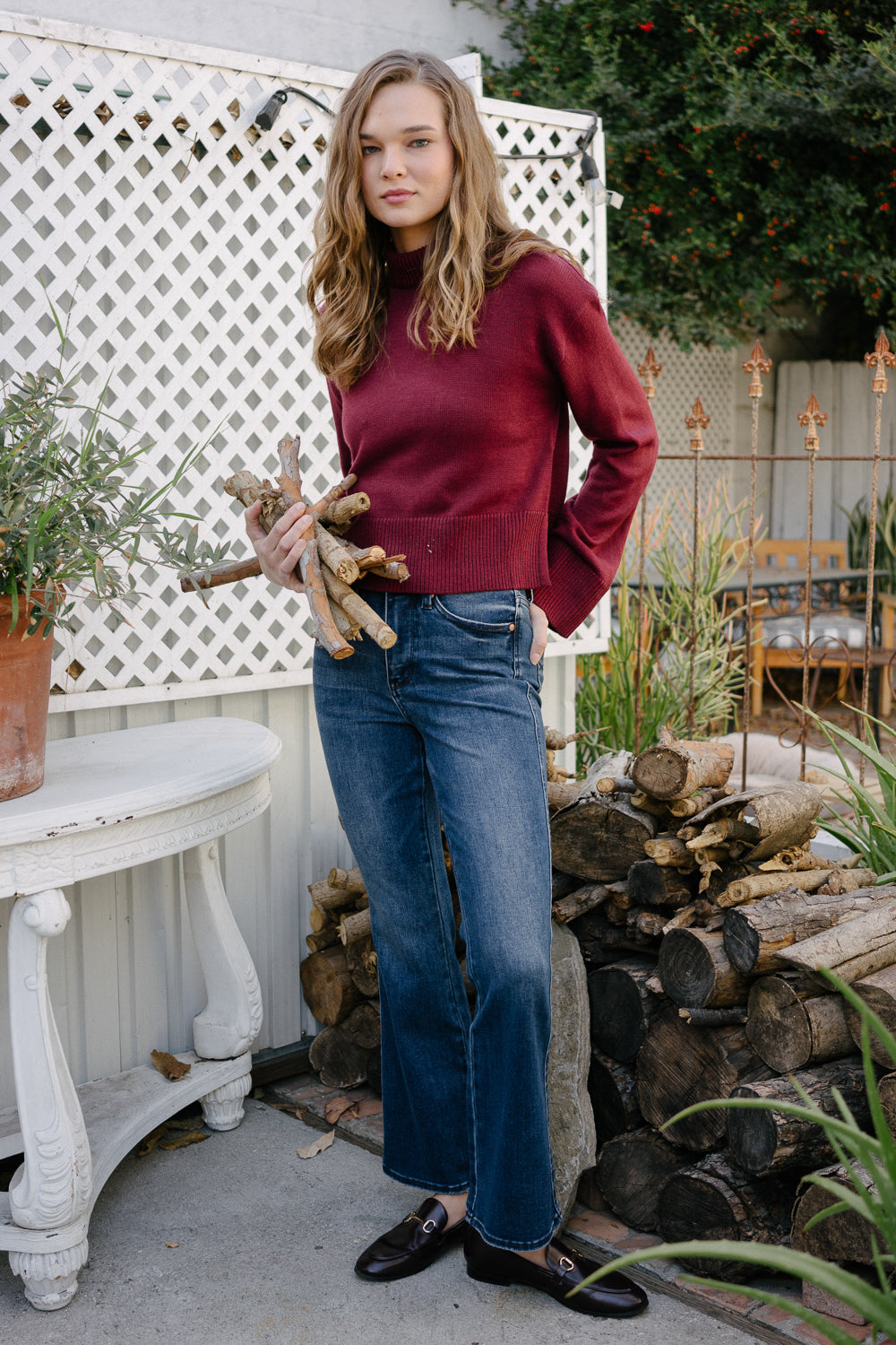 Nadine High Rise Tummy Control Bootcut Jeans