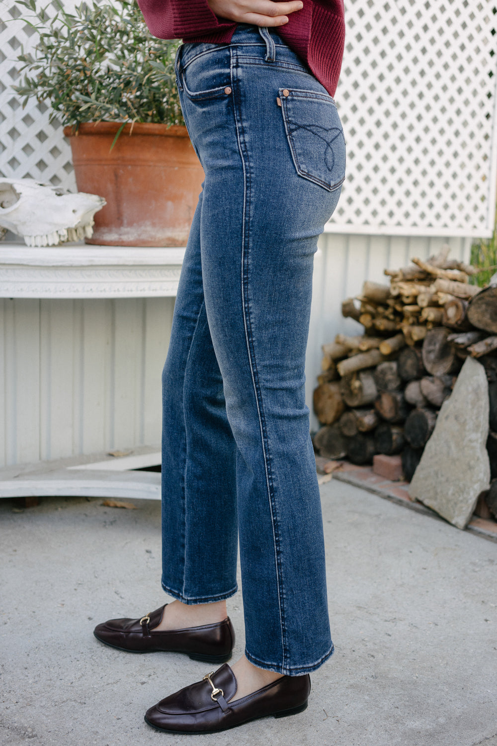 Nadine High Rise Tummy Control Bootcut Jeans - Image 5
