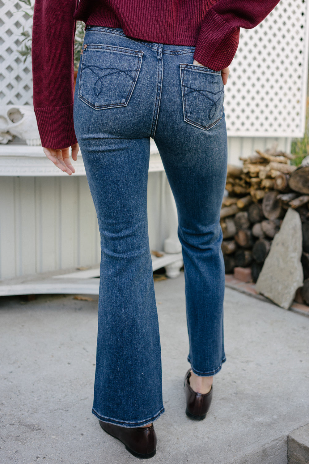 Nadine High Rise Tummy Control Bootcut Jeans - Image 6