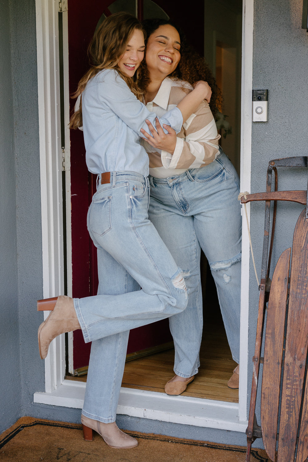 Laurel High Rise Rigid Magic 90's Straight Jeans - Image 8