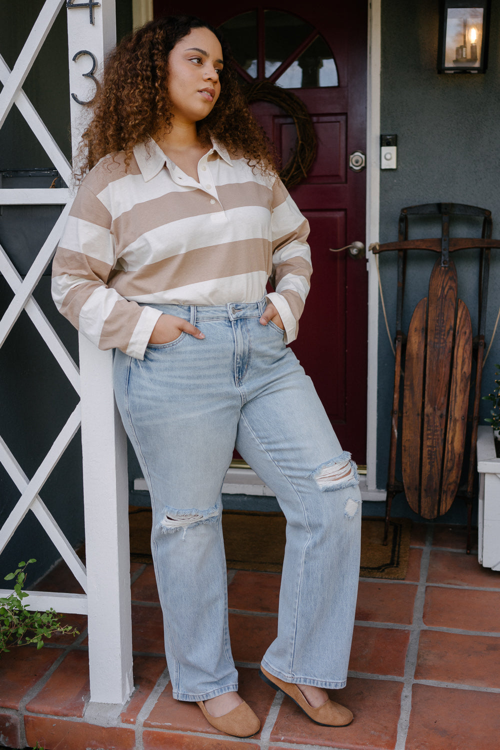 Laurel High Rise Rigid Magic 90’s Straight Jeans – PLUS